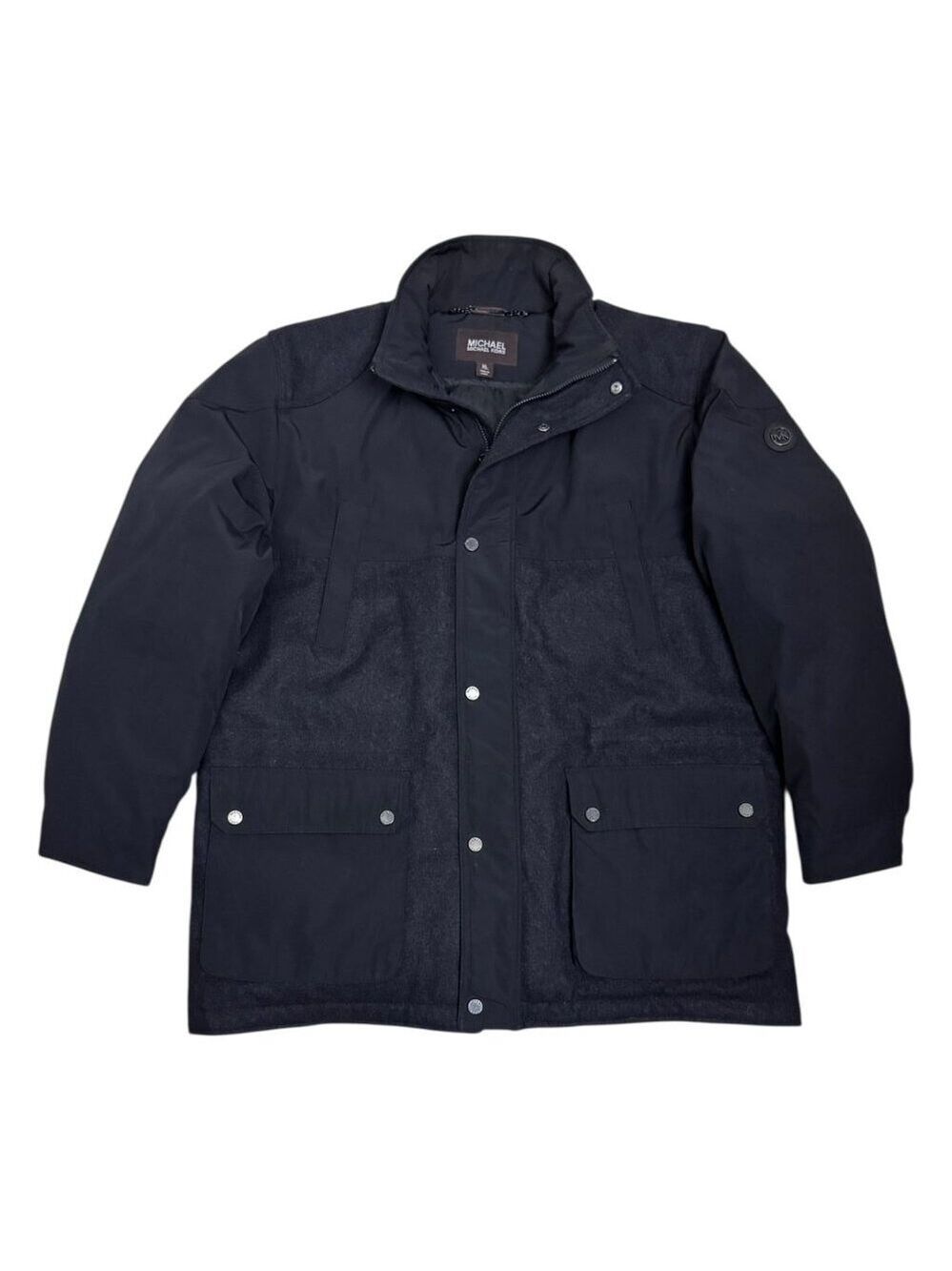 MICHAEL KORS Wool DUCK DOWN Fill Winter Puffer parka Coat Jacket Mens XL